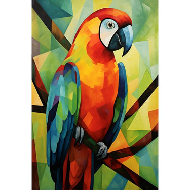 Expressionism Parrot Canvas